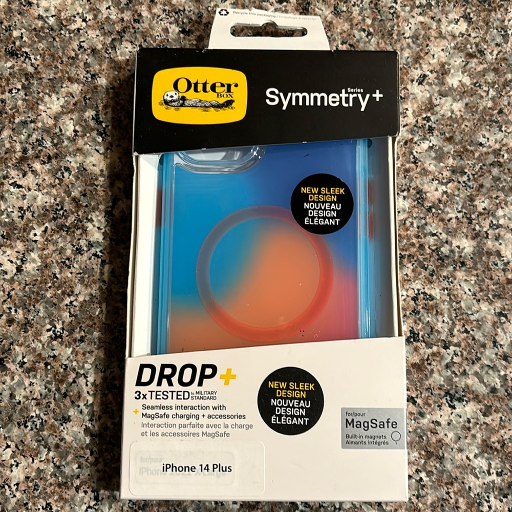 NWT otterbox symmetry + MagSafe iPhone 14 Plus cell phone case